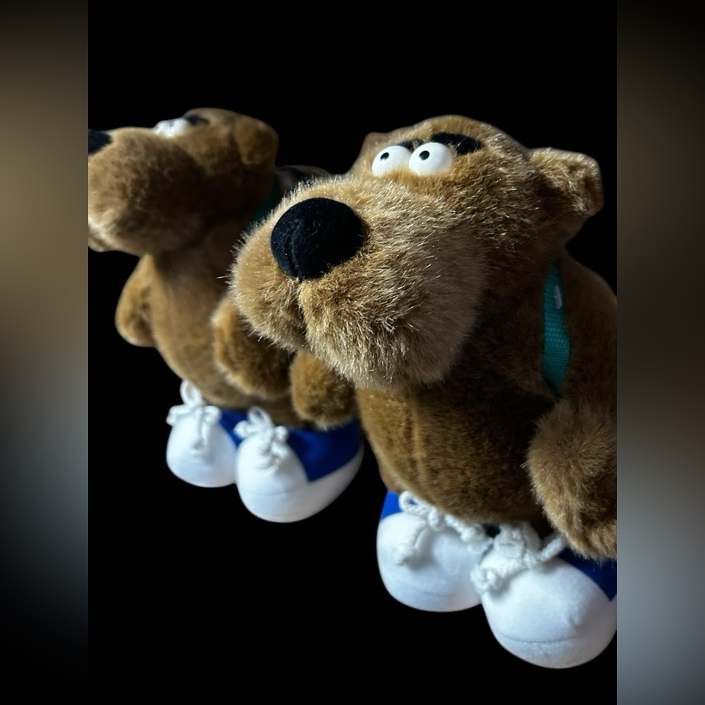 2 PC Matching Plush Bears w/Backpacks